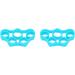 Finger Exerciser Skin Friendly 2Pcs Soft Silicone Finger Trainer Light Portable High Flexibility for Family (Lake Blue 8.8LB) - Buy Online on GoSupps.com