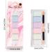 Nail Mirror Powder 6 Colours Manicure Chrome Glitter Pigment with Eyeshadow Stick Colorful nail mirror powder - Buy Online on GoSupps.com
