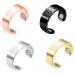 Bcowtte set with 4 magnetic rings for lymphatic drainage therapy adjustable magnetic rings lymphatic drainage ring unisex alloy 500316499