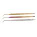 gernie 3Pcs Eyelash Separator Kit Long Comb Eyelashes Enhancers Primers Hair Stick Set Eyebrow Precision Tool Short Comb Lash Boosters