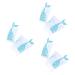 HOMSFOU 72 Pcs Disposable Food Containers Container Disposable Containers Christmas Decor Popcorn Container Mini Cake Toppers Gift Bags Party Popcorn Boxes Child Mermaid Candy