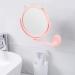 Makeup Mirror Wall Mirror 16.5cm Diameter Simple Hole Free Installation Cat Shape for Bedroom - Buy Online on GoSupps.com
