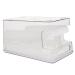 jojofuny Egg Storage Case 1pc Refrigerator Dispenser Food Holding Convenient Kitchen White Multipurpose Practical Use Holder White 30.3X16CM