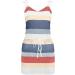 Ronony Women s Bohemia Striped Long Dress - V-Neck Cotton Summer Dress Elegant High Waist Party & Casual Dresses - Buy Online on GoSupps.com