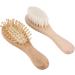 Sluffs Baby Wooden Hair Brush and Comb Set with Goat Hair Bristles - for Newborns and Toddlers - Buy Online on GoSupps.com