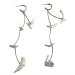 Feyley earrings long tassels shell dangling earrings for women and girls Bohemian temperament pearl-drop earrings summer beach jewelry gift