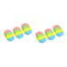 Hemoton 6 Pcs Bathing Tools Bath Sponges Natural Sea Sponge Diffuser Loofah Sponge Body Wash Scrubber Feet Measuring Device Cleaning Sponge Seaweed Bath Sponge Bath Ball Take a Bath