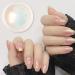 Chrome Nail Powder Chameleon Metallic Nail Art Pigment Powder Iridescent Pigment Pearly Highlight with Sponge Stick for Wedding - Buy Online on GoSupps.com