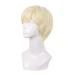 Shop MapofBeauty 10 inch Short Curly Men's Wig (Light Gold) - International Shipping Available - Buy Online on GoSupps.com