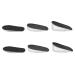 FOMIYES 3 Pairs Inner Height Increasing Insole Shock-Absorption Taller Shoe Pads Heighten Insole Height Increase Insoles Heel Lift for Shoes Height Lift Insoles Shoe Heel Lift Insoles Black 12X6.5CM