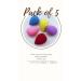 5 Pieces Professional Makeup Sponge Set - Multi-Color Beauty Sponges for Flawless Liquid Powder & Cream Application - Buy Online on GoSupps.com