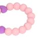 Soft Silicone Flower Teething Bracelet | DIY Infant Teething Toy for Newborns and Toddlers | Wearable Mom Bracelet in Purple - Buy Online on GoSupps.com