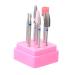1 Set Manicure Tool Set Nail Art Tool Set Cuticle Drill Bit Cuticle Bit Nail Implements Set Tungsten Steel Nail Drill Bits Nail Polishing Tool Polisher Grinding Head 3 3 6cm As Shown
