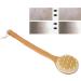 Deep Cleaning Long Handle Shower Brush for Exfoliating Skin - Body Scrubber for Wet or Dry Brushing - Bath Shower Body Care - Buy Online on GoSupps.com