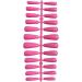 dijiusidy 1 Set French Tip Press on Nails Coffin Design Glittery Solid Colors Adhesive Tabs Gifts Decorations for Women Girls bright pink - Buy Online on GoSupps.com