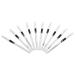 PLAFOPE 20 Pcs Lying Silkworm Eyeliner Glitter Eyeliner Professional Eyeliner Pencils Gel Wooden Pole White