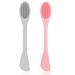 Silicone Face Mask Applicator 2 Pcs Facial Mask Brushes Double End Scrubber Brush Spatulas Tools Soft Beauty Brush Makeup Clean Brush Fit Apply Cream Lotion SPA (Multicolor)