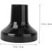 Healeved 2 Pcs Hair Styling Hood Hair Blower Accessory Salon Hair Dryer Cover Hair Dryer Cap Abs Black 16x15cmx2pcs Blackx2pcs - Buy Online on GoSupps.com