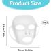 Ptwola 5 Sheets Silicone Face Mask Cover Reusable Anti-Wrinkle Moisturizing 3D Facial Mask Holder Prevent Evaporation Falling Transparent Skincare Beauty Face Spa Tool - Buy Online on GoSupps.com