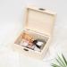 VIKOS 1-Pack Unfinished Wooden Box with Hinged Lid - Small DIY Storage for Crafts and Jewelry - Buy Online on GoSupps.com