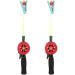 Jadeshay 2Pcs Children's Fishing Rods - Mini Portable Crab & ICE Fishing Rods with Clip | Perfect Gift for Kids - Buy Online on GoSupps.com