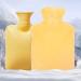 2L Hot Water Bottle with Soft Cover - Rubber 2000ml Bed Warmer & Gift for Pain Relief - Yellow - Buy Online on GoSupps.com
