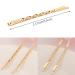 100 Pcs Gold Bobby Pins - Metal Twist Hair Clips for Women's Thick Long Updo Hair Style - Buy Online on GoSupps.com