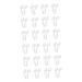 Gleavi 24 pairs anti-slip cover for glasses glasses hook glasses hook replaceable glasses holders glasses handles ear spots for glasses made of silicone ear protector pebble gel glass