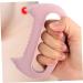 Magiclulu 2-in-1 Acupuncture Hand Massager & Scalp Tool - Silicone Head Massage & Peeling Brush in Pink - Buy Online on GoSupps.com