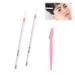 BAOSROY Waterproof Eyebrow Pencil 2PCS Microblading White Waterproof Eyebrow Pencils Permanent White Eyebrow Pencil Peel-Off Eye Brow Liners Marking Brow Pencils