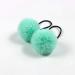 Minkissy 12pcs Pom Ball Elastic Hair Ties | Cute Pompom Hair Bands & Accessories for Ponytails - Buy Online on GoSupps.com