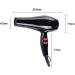 ADITAM 2000W Professional Hair Dryer with Diffuser Ionic Conditioning - Powerful Fast Hairdryer Blow Dryer/Black Double The Comfort Red - Buy Online on GoSupps.com