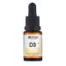 Orange Naturals - Vitamin D3 Drops - Liquid Natural Orange Flavour- 400IU for Kids - 15ml - Cholecalciferol Vitamin D3 Liquid Drops - Bone Health Teeth Health & Immune System Support