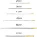 30-Count Premium Hand Sewing Needles Kit for Sewing Repair & Embroidery - Large Eye Sharp Needle Set for Cross Stitch with 2 Threaders - Buy Online on GoSupps.com