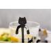 Cute Stainless Steel Cat Coffee Drink Spoon Tableware Kitchen Tool Hanging cups # Black - Buy Online on GoSupps.com