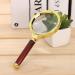 Magnifying Glasses for Hobbies Reading Magnifier Magnifying Glass HD 10 Times 80mm Glass Lens Handheld Imitation Mahogany Handle Identification Old Man Reading Magnifying Glass Vision - Buy Online on GoSupps.com
