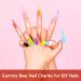 60 Pieces Gummy Bear Nail Charms - Resin Flatback Candy Bears for Nails, Slime, DIY Crafts - 10 Colors - Buy Online on GoSupps.com