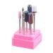 Beatifufu 1 Set Nail Drill Bits Nail Drill Tool Acrylic Nails Buffer Bit Nail Polishing File Bit Heads Manicure Tools Acrylic Nail File Bits Toe Dividers for Nail Polish Fruit Headband