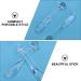 Lurrose Facial Roller with 20 Pcs Reusable Spatulas - Face Mask, Cream, and Makeup Scoop for Lotion Jars - Transparent Mini Spatula Set - Buy Online on GoSupps.com