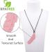 Sensory Chew Necklace 4 Pack for Kids - Silicone Feather Chewy Necklaces for Autism, ADHD, Chewing - Oral Motor Chewable Pendant for Boys and Girls - Buy Online on GoSupps.com