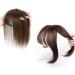 Human Hair Toppers Clip In Crown Toppers Hair Straight Toupee Part Wiglets Hairpieces for Mild Hair Loss Volume Cover Gray Hair (Light Brown) - Buy Online on GoSupps.com