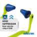 Buy Sellstrom Reusable Banded Ear Plugs - 25dB NRR Hearing Protection Hi-Viz Green/Blue Pack of 2 | International Shipping Available - Buy Online on GoSupps.com