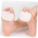 Gel Bunion Protector Insoles - Foot Separator for High Heels - Toe Spreader & Forefoot Pad - White - 1 Pair - Buy Online on GoSupps.com