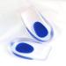 Cushion Pads Heel Grips for Women - GEL Shock Absorption Shoe Lift for Heel Spurs & Cracked Heels | Comfortable Daily Wear (Blue Medium - Buy Online on GoSupps.com