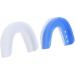 Verdant Touch Mouthguard - EVA Gum Shield for Football Basketball & Boxing - 2 Pack Dental Brace in White & Blue - International Shipping Available - Buy Online on GoSupps.com