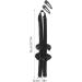 No Heat Curling Iron Sleeping Sponge Hair Curling Iron No Heat Wire Curling Ribbon Rod Big Wave Curling Rod Hair Curling Tool with Claw Clip Curling Ribbon Rod for Women with Long Hair Black - Buy Online on GoSupps.com