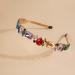 Wiwpar Thin Rhinestone Headband for Women - Colorful Elastic Vintage Hair Hoop Accessories - Buy Online on GoSupps.com