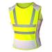 Aqua Coolkeeper signal vest/cooling vest Hydroquartz - Sport - Neon yellow with reflectors M Neon yellow