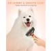 Malsipree 2-in-1 Dog & Cat Brush - Ultimate Pet Fur Care for Long & Short Hair - Big Orange Brush for De-Shedding & Knot Prevention - Buy Online on GoSupps.com