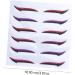 Healvian 12 Pairs Glitter Eyeliner Eyelid Strips Instant Pink Glitter Sticker - Buy Online on GoSupps.com